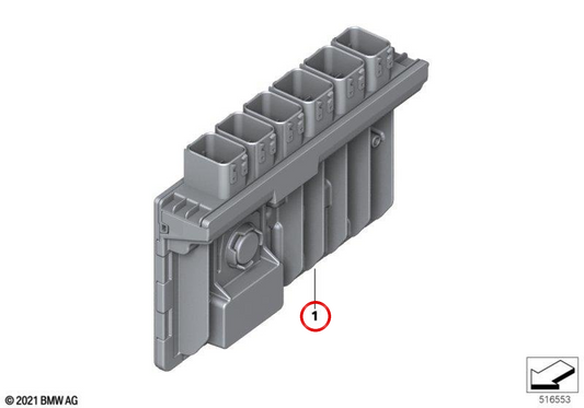 Unidad de mando electrónica del motor OEM 12145B5D976 para BMW Serie 1 F70, Serie 2 F74, X1 U11, X2 U10 y MINI Countryman U25... y más. Original BMW y MINI.