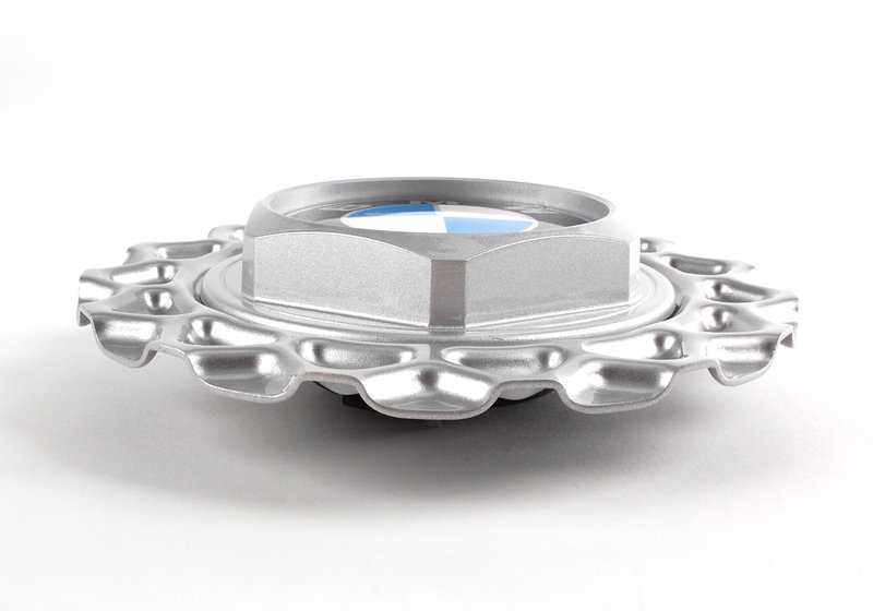 Tapacubos central OEM 36132225622 para BMW E30. Original BMW.