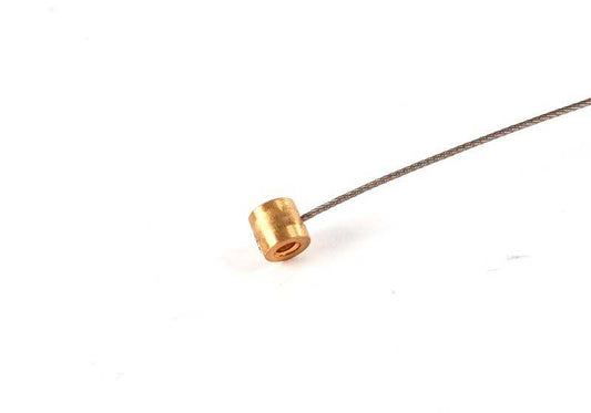 Cable Bowden de control acelerador OEM 35411163018 para BMW E39 520i (modelos con motor M52, cambio manual y automático, años 1996-2003). Original BMW.