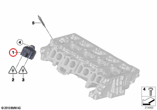 OEM Glow Plug Control Unit 12217822099 for MINI R56 LCI, R55 LCI Clubman, R57 LCI Cabrio, R58 Coupé, R59 Roadster, R60 Countryman, R61 Paceman. Original BMW and MINI.