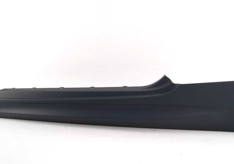 Primed left side skirt strip for BMW 3 Series E92, E92N (OEM 51778046659). Original BMW.