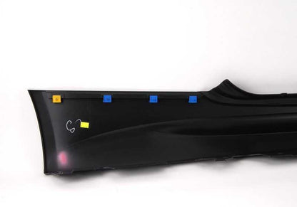 Primed left side skirt strip for BMW 3 Series E92, E92N (OEM 51778046659). Original BMW.
