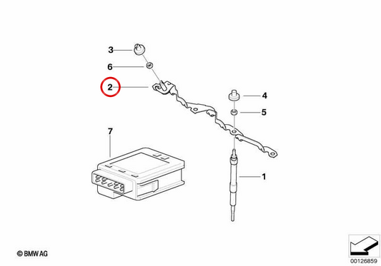 Piastra di supporto OEM 12237791013 per MINI R50 One D (03/2003 - 07/2006). MINI originale.