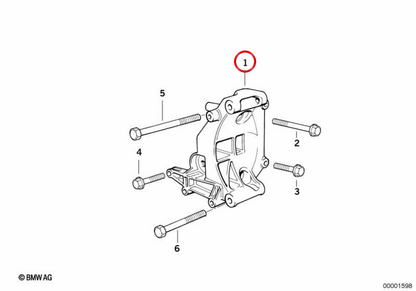 OEM 12311739514 Lichtschutzhalter für BMW E36, E34. Original BMW.