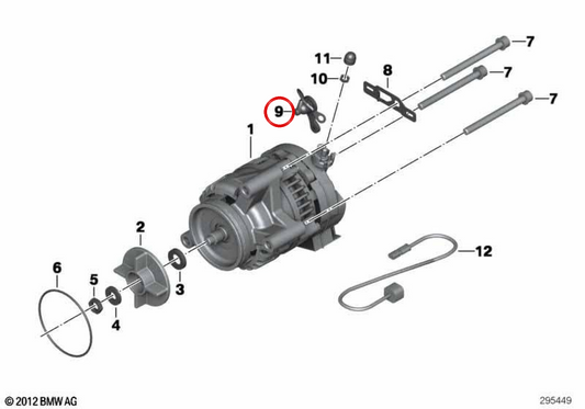 Überstromschutz OEM 12317680683 für BMW Motorräder R 1200 GS, R 1200 GS Adventure, R nineT, R nineT Pure, K 1200 S, K 1300 S, K 1200 R, K 1300 R, K 1300 GT... Original BMW Motorrad