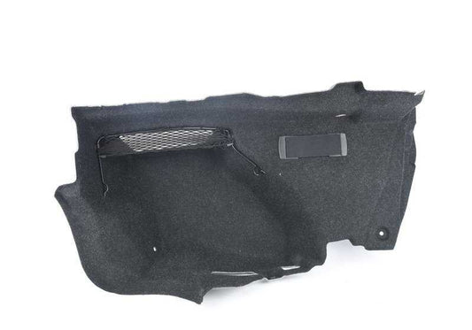 Right luggage compartment liner for BMW 2 Series F22, F87 (OEM 51477296042). Original BMW.