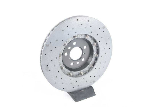 Disco di freno a carbonio a destra 34217991108 per BMW F90, F91, F92, F93. BMW originale.