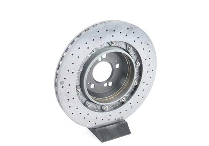 Disco de freno cerámico de carbono izquierdo OEM 34212284807 para BMW F80, F82, F83, F87 M2 CS. Original BMW.