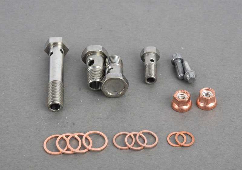 OEM Turbocompressor Assembly Kit 11652456348 for BMW F07, F10, F11, F12, F13, F01, F02, F04, E70, E71, E72. Original BMW spare.