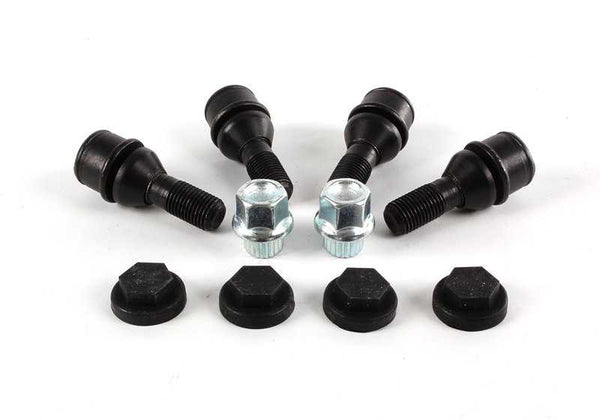 Juego de tornillos antirrobo para llantas OEM 36136773192 para BMW E53 (X5). Original BMW.
