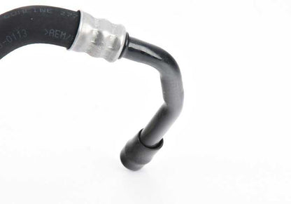 Tubo de retorno del radiador de aceite de la caja de cambios OEM 17222283585 para BMW E90, E90N, E92, E92N, E93, E93N. Original BMW.
