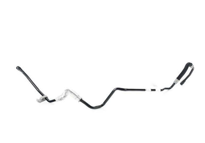 Tubo de retorno del radiador de aceite de la caja de cambios OEM 17222283585 para BMW E90, E90N, E92, E92N, E93, E93N. Original BMW.