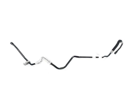 Tubo de retorno del radiador de aceite de la caja de cambios OEM 17222283585 para BMW E90, E90N, E92, E92N, E93, E93N. Original BMW.