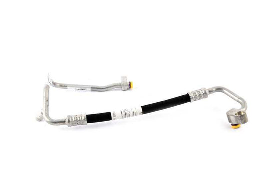 Tubería de alta presión compresor a condensador OEM 64539140739 para BMW Serie 7 E65, E66 (760i, 760Li). Original BMW.
