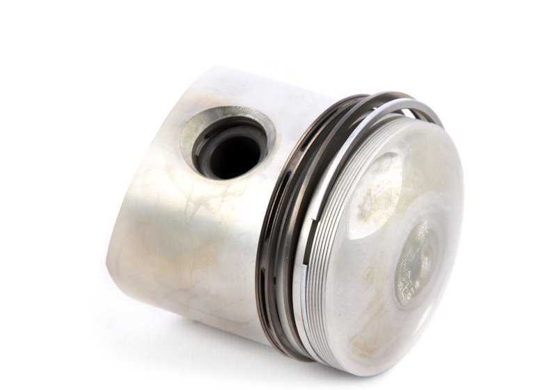 Pistón OEM 11251335660 sobremedida (+0.50) para BMW E30, E34, E28, E12, E21, E24, E23, compatible con motores M20. Original BMW.