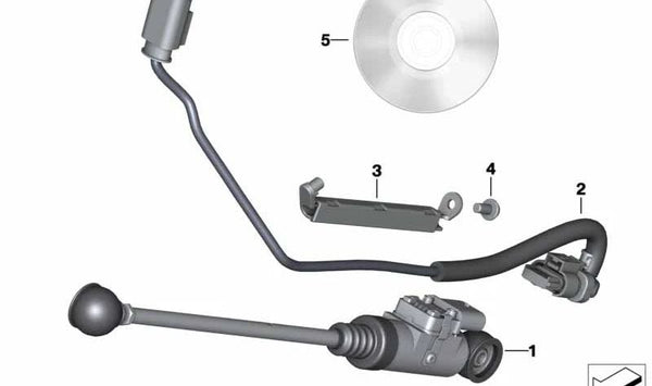 Asistente del Cambio Pro OEM 23418553660 para motos BMW S 1000 XR (K49). Original BMW Motorrad.