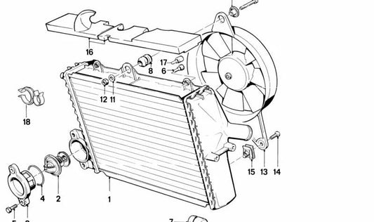Tope OEM 17111460702 para motos BMW K75, K75 S, K75 RT. Original BMW Motorrad.