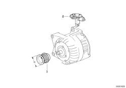 Regulador de voltaje OEM 12317511084 para BMW Serie 3 E36, E46, Z3 E36... y más. Original BMW.