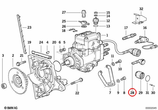 Copertura di protezione OEM 12512243938 per BMW E36 ed E34. BMW originale.
