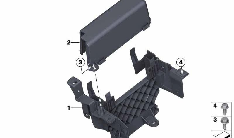 Cubierta OEM 12907629991 para MINI R56, R55 Clubman, R57 Cabrio, R58 Coupé, R59 Roadster, R60 Countryman, R61 Paceman… y más. Original MINI.