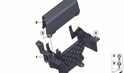 Cubierta OEM 12907629991 para MINI R56, R55 Clubman, R57 Cabrio, R58 Coupé, R59 Roadster, R60 Countryman, R61 Paceman… y más. Original MINI.