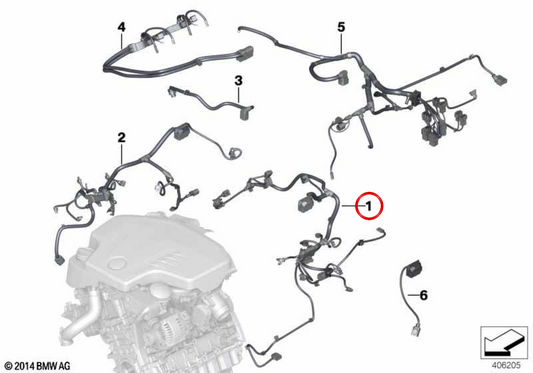 OEM 12518645494 Capteurs moteurs pour BMW F22, F23, F30, F31, F36, F10, F25, F26. BMW d'origine.