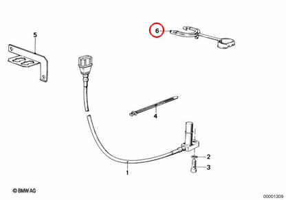 Tapa de distribuidor OEM 12521286052 para BMW E21, E30, E12, E28, E24, E23. Original BMW.