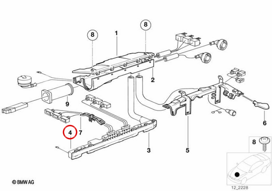 Cubierta inferior OEM 12521317913 para BMW E36, Z3. Original BMW.