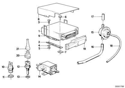 OEM air valve 13111287360 for BMW E30 and E28. Compatible with M10 engines. Original BMW replacement.
