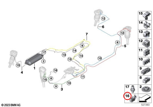 Support OEM 12525A50447 pour BMW X5 G05, X5 G05 LCI, X6 G06, X6 G06 LCI… et plus. Original BMW.