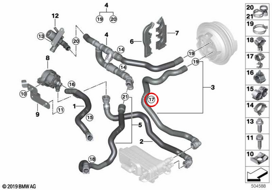 Doppelhülsenhalter OEM 12529872297 für MINI F56 BEV, F56 BEV LCI, Cabrio F57 BEV. Originaler MINI.