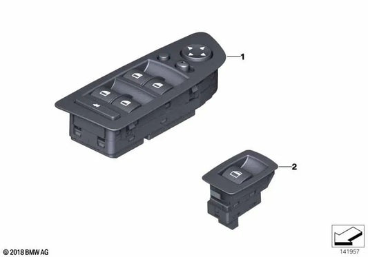 Interruptor de elevação de janela para BMW E89 (OEM 61319216107). BMW original
