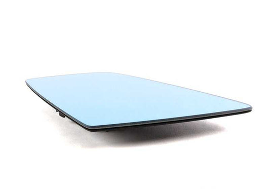 Heated flat mirror glass left for BMW E60, E61, E63, E64 (OEM 51167065083). Original BMW