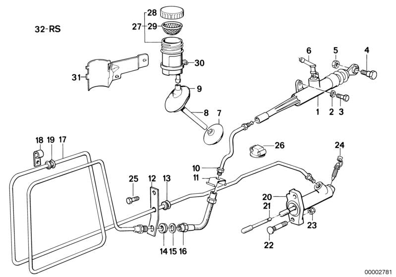 Manguito de goma sistema hidráulico D=40 mm OEM 34321154322 para BMW E30, E28, E34, E24, E32, F25, F26 y MINI R55, R56, R57, R58, R59... y más. Original BMW y MINI