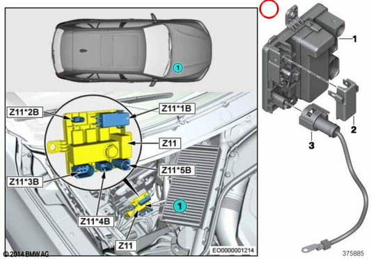 POSITIVE PROTECTOR OEM 12637612620 for BMW F20, F21, F22, F23, F87, F30, F31, F34, F35, F80, F32, F33, F36, F82, F83, F07, F10, F11, F18, F06, F12, F13, F01, F01, F01, F01, F F26, E70, F15, F85, E71, F16, F86, I01, I12, I15. BMW originale.