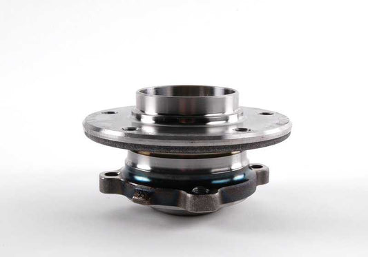 Buje de rueda delantero con rodamiento OEM 31216765157 para BMW E81 116d, 116i. Compatible con todos los modelos mencionados. Pieza original BMW.