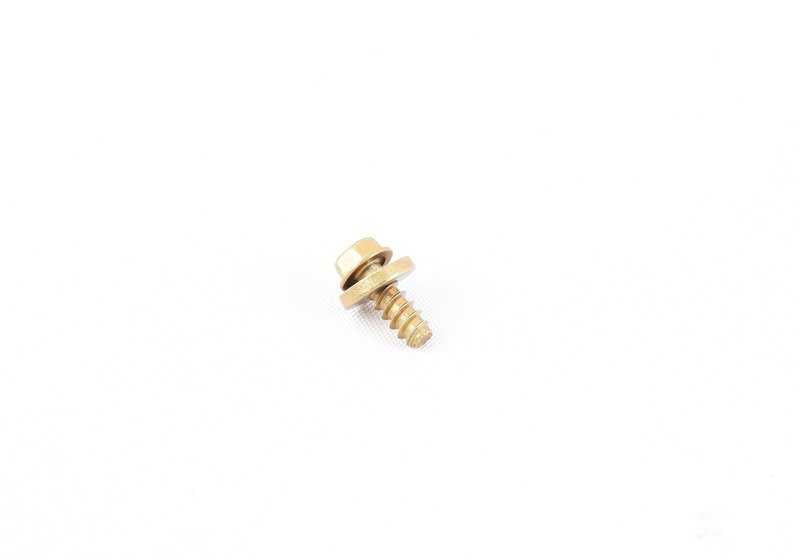 Tornillo hexagonal con arandela OEM 51261377144 para BMW E30, E34, E24, E23, E32. Original BMW.