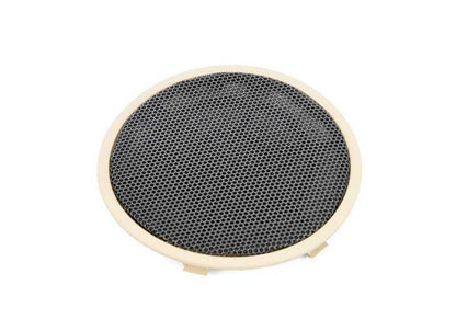 Rejilla altavoz puerta color beige OEM 51417345190 para BMW F15, F16. Pieza interior original BMW.