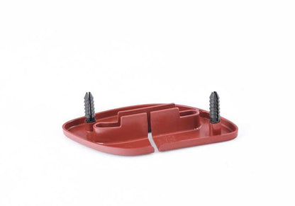 Embellecedor salida cinturón derecho OEM 52207266304 para BMW F12, F12N, F13, F13N. Color rojo vermillion. Original BMW.