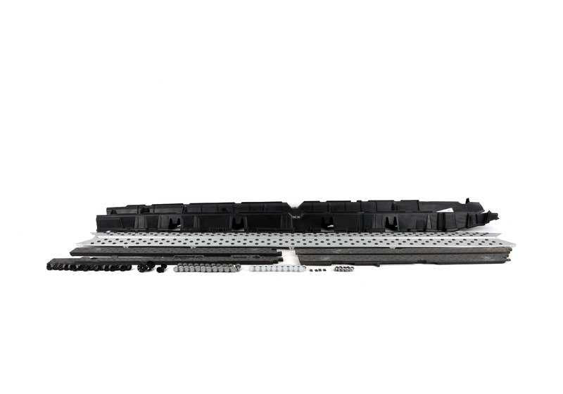 OEM aluminum stroke set 51950443731 for BMW X6 E71, E72. Complete assembly kit to add lateral strokes. Original BMW.