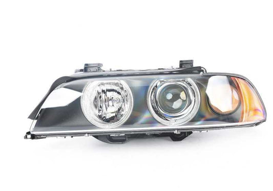 Faro delantero izquierdo xenón con intermitente blanco OEM 63126912439 para BMW Serie 5 E39. Original BMW.
