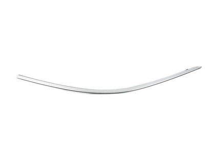 Lateral molding of the left front frame OEM 51767283639 for BMW F21, F21N, F22, F87, F87N. Satin aluminum finish. Original BMW.