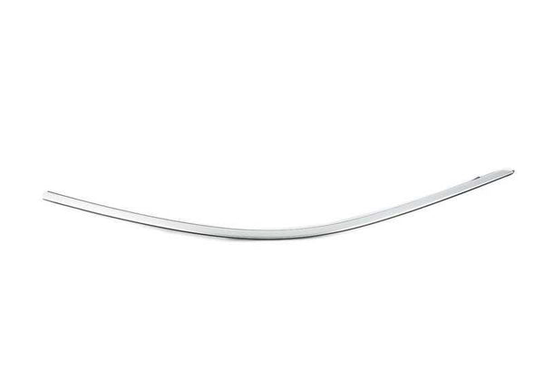 Moldura lateral del marco delantero izquierdo OEM 51767283639 para BMW F21, F21N, F22, F87, F87N. Acabado en aluminio satinado. Original BMW.