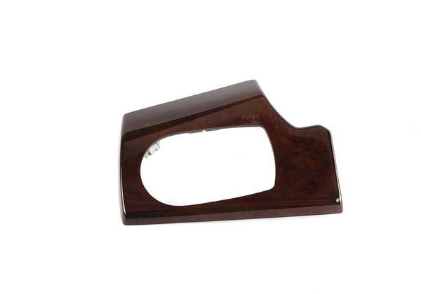 Moldura salpicadero madera álamo izquierda OEM 51166961783 para BMW E85, E86. Original BMW.