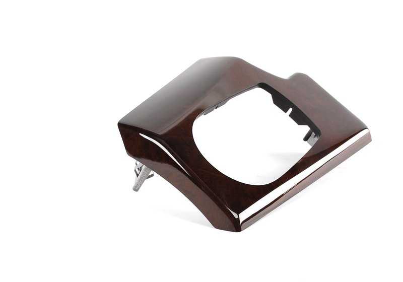 Moldura salpicadero madera álamo izquierda OEM 51166961783 para BMW E85, E86. Original BMW.