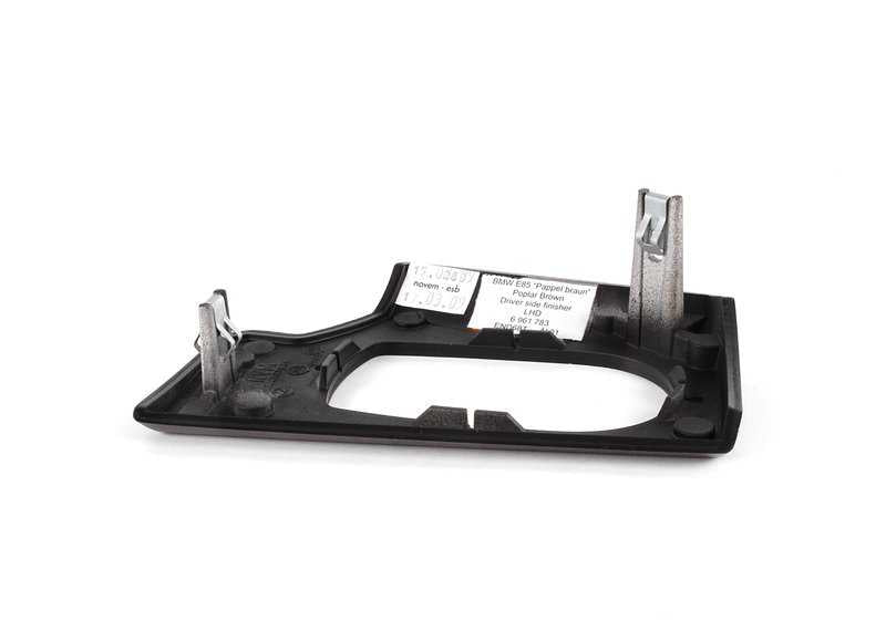 Moldura salpicadero madera álamo izquierda OEM 51166961783 para BMW E85, E86. Original BMW.