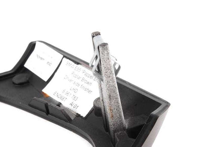 Moldura salpicadero madera álamo izquierda OEM 51166961783 para BMW E85, E86. Original BMW.