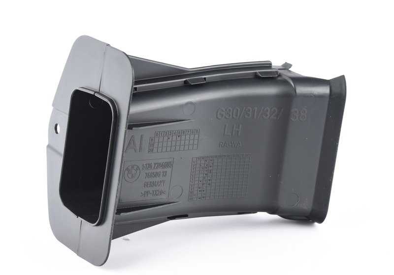 Brake Air Guide Left Fender for BMW F90, G30, G31, G38, G32, F91 (OEM 51747394665). Original BMW