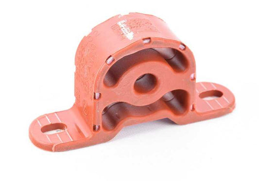 OEM rubber support 18307802829 for BMW E60, E61, E70, F15, E71, F16, E89. Original BMW.