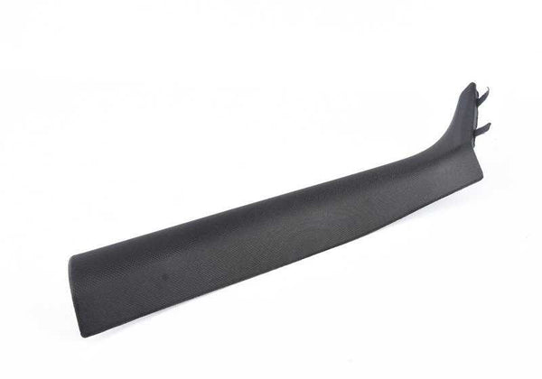 Embellecedor interior izquierdo del pilar A OEM 51438056971 para BMW F32, F32N, F36, F36N, F82, F82N. Color antracita. Original BMW.